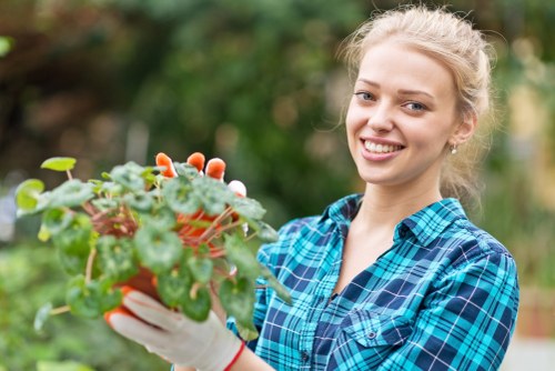 Secure landscaping payment process with protected checkout features