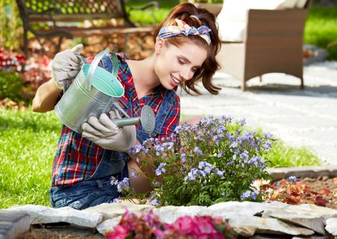 Garden makeover with refreshed planting and new layout in Hanwell